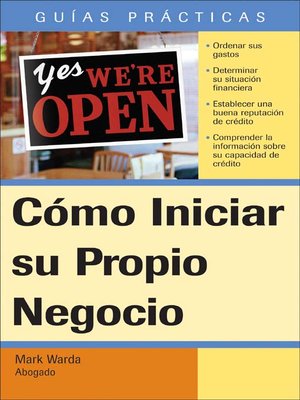 cover image of Cómo Iniciar su propio Negocio